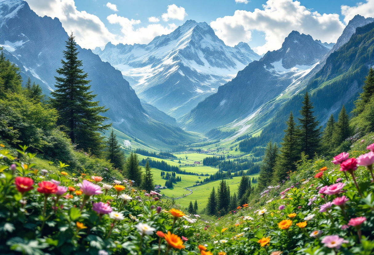 Partecipanti al Malfy Mountain Experience Festival in montagna