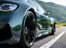 BMW M nuova generazione in movimento su strada