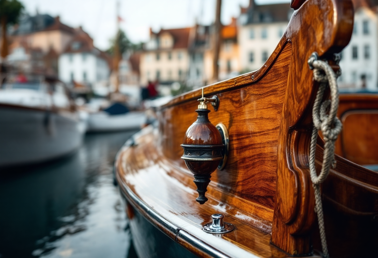 Immagine del restauro della vela storica Tarantella