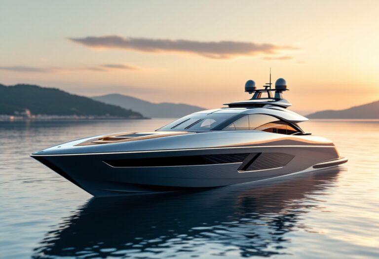 Riva Iseo Super in un paesaggio sereno sul lago