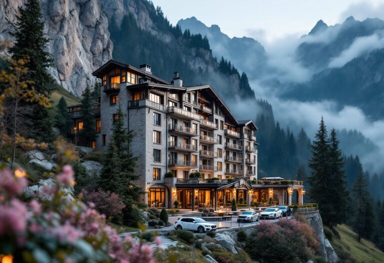 Vista panoramica di un soggiorno nelle Dolomiti