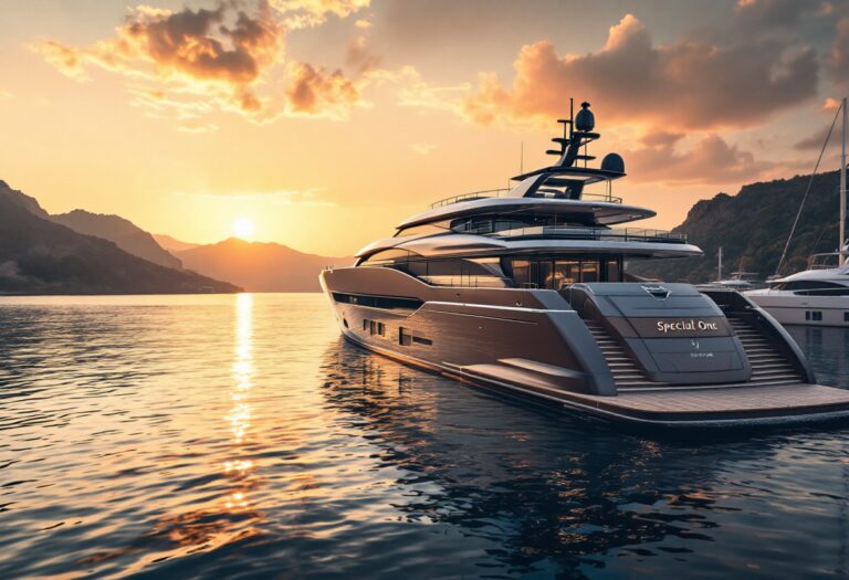 Superyacht Special One in navigazione sul mare