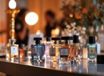 Immagine di profumi artistici in un elegante negozio