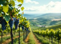 Sara Vezza in un vigneto sostenibile