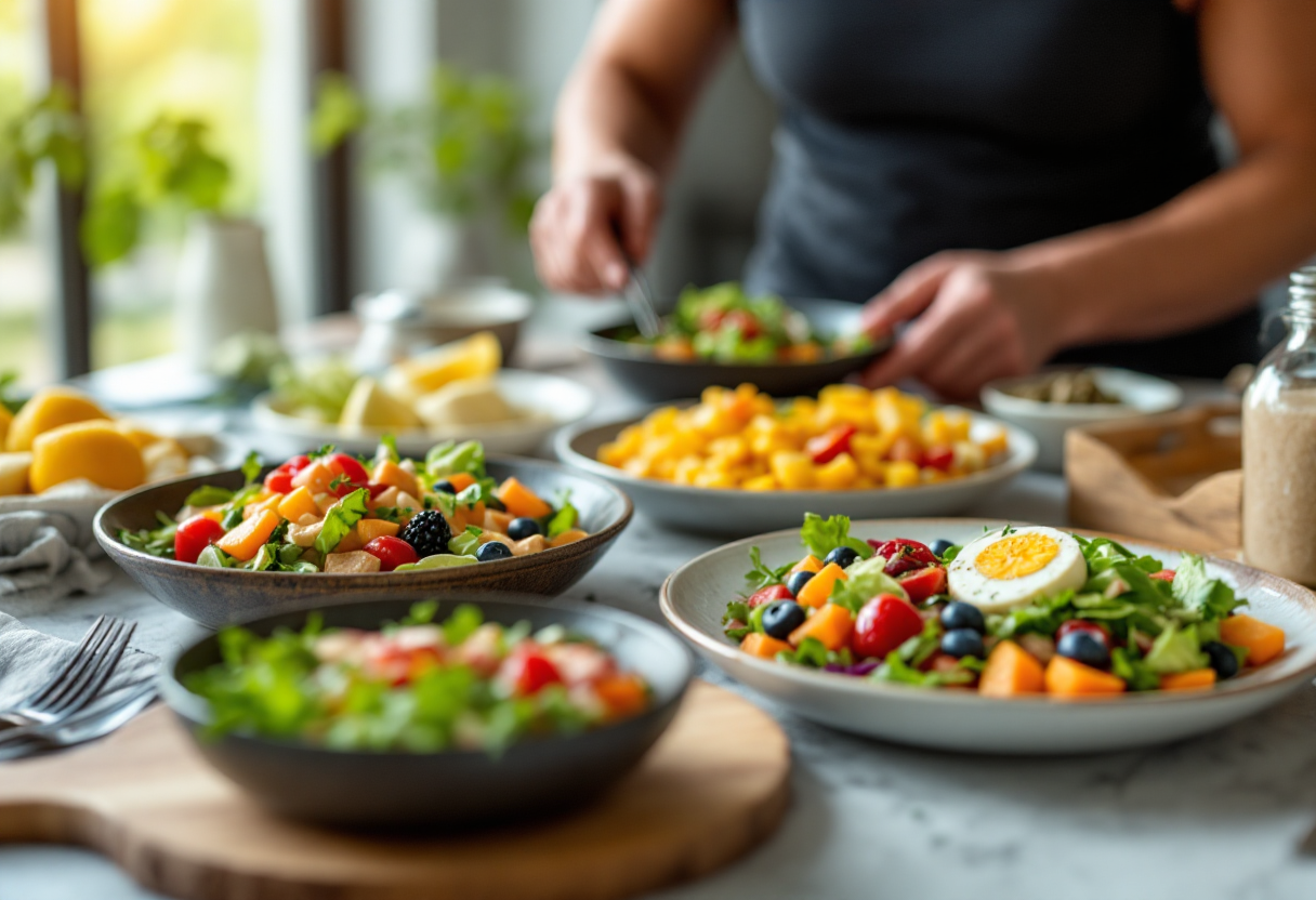 Pasto nutriente dopo l'allenamento per il recupero muscolare
