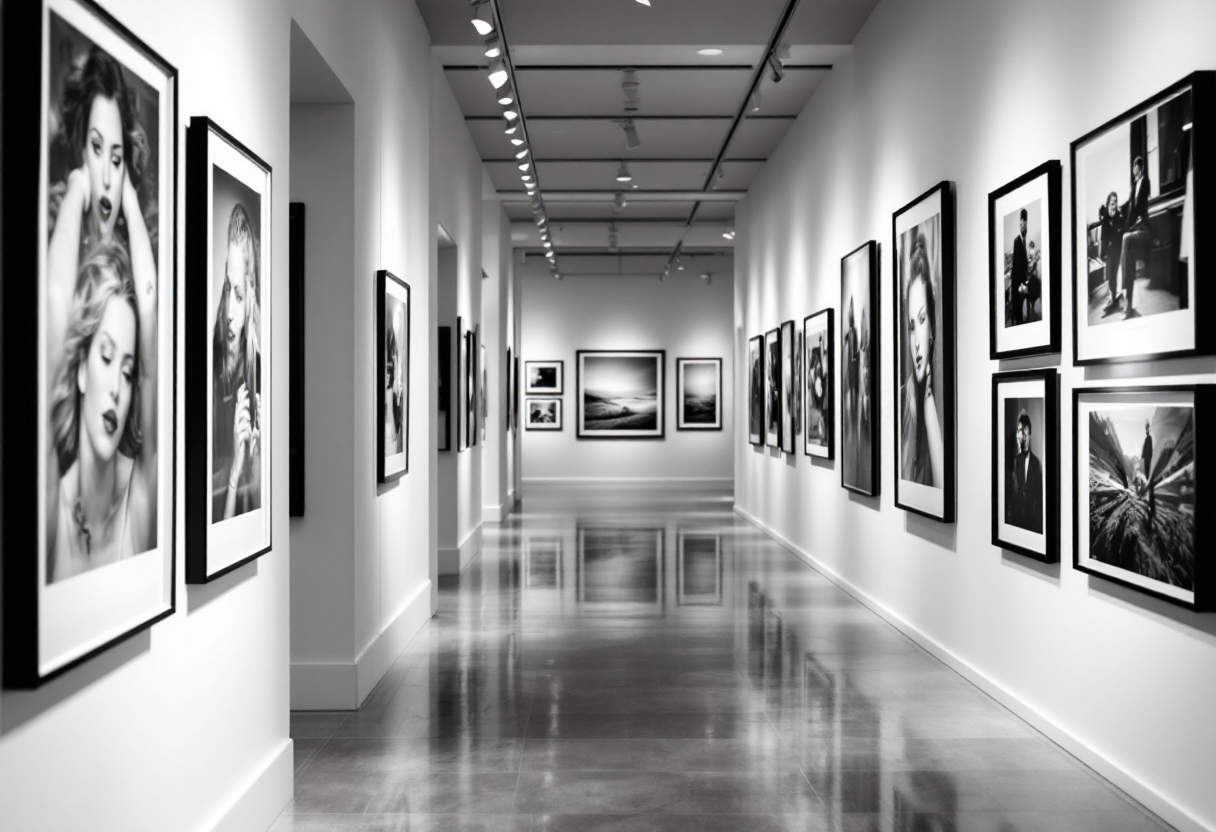 Modella in bianco e nero per il concorso di Maxim