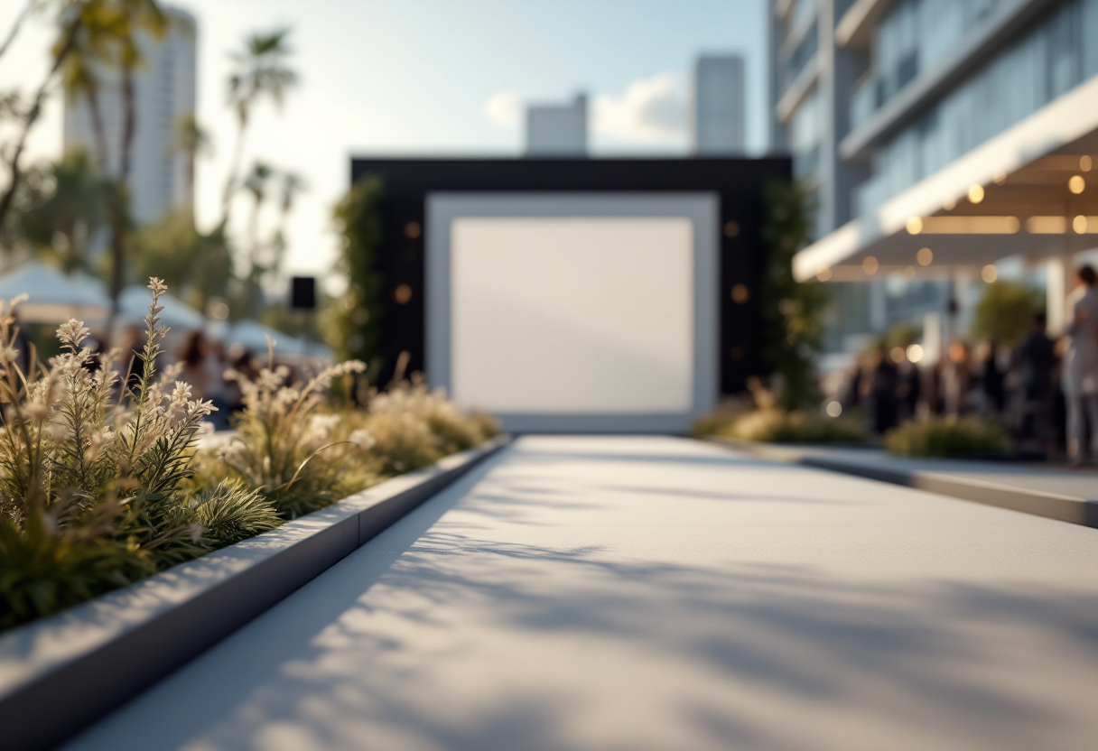 Modello indossa abito elegante rock di Anton Giulio Grande