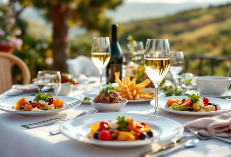 Immagine di un evento gastronomico in Italia
