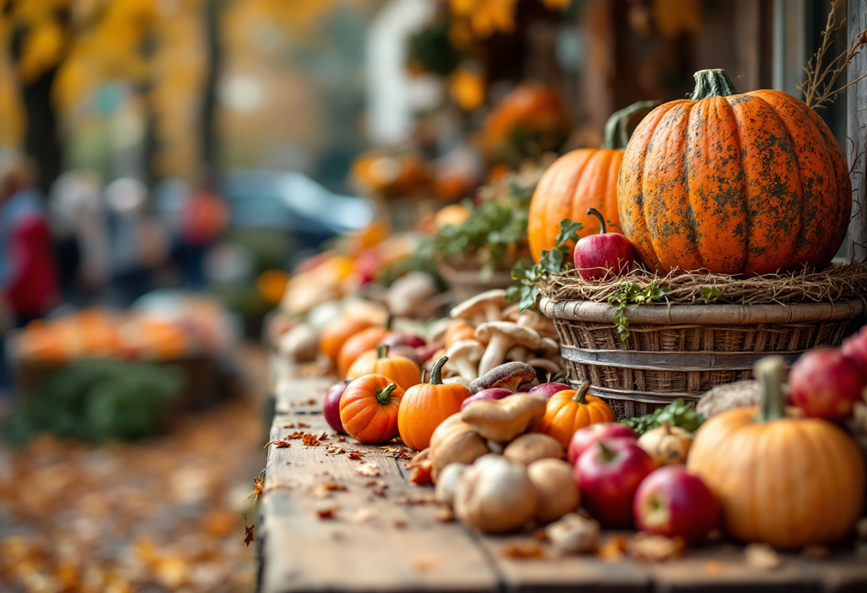 Immagine di un evento culinario autunnale in Italia