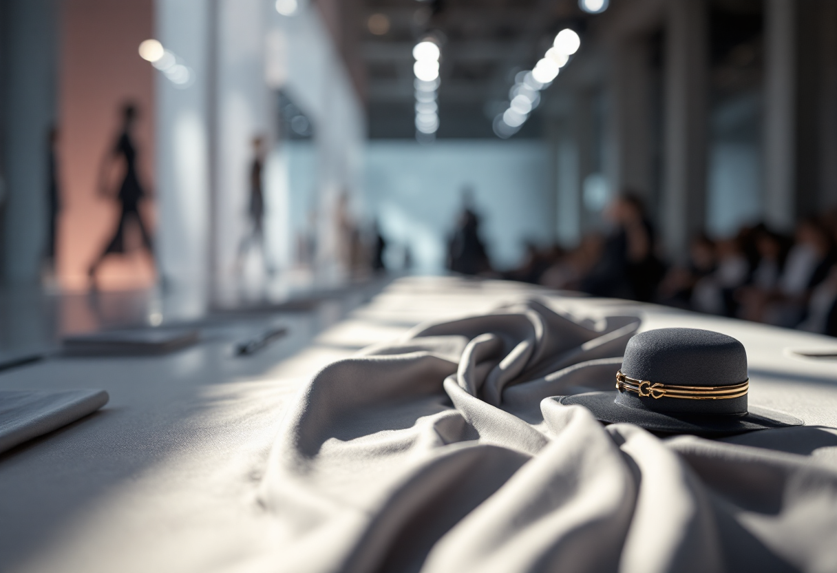 Sfilata di moda alla GX Fashion Week Milano 2025