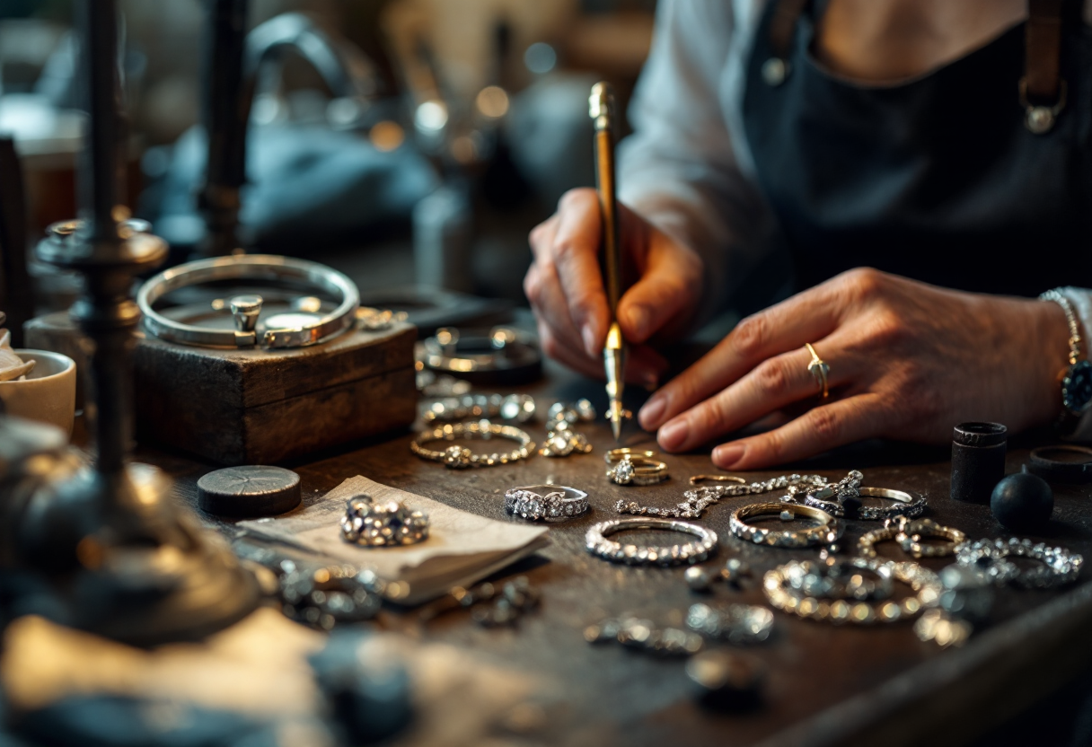 Gioielli unici creati da Carlo Zini, maestro orafa