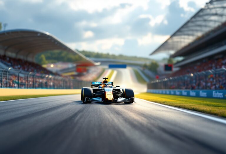 Piloti in azione al Gran Premio di Cina 2025 di F1