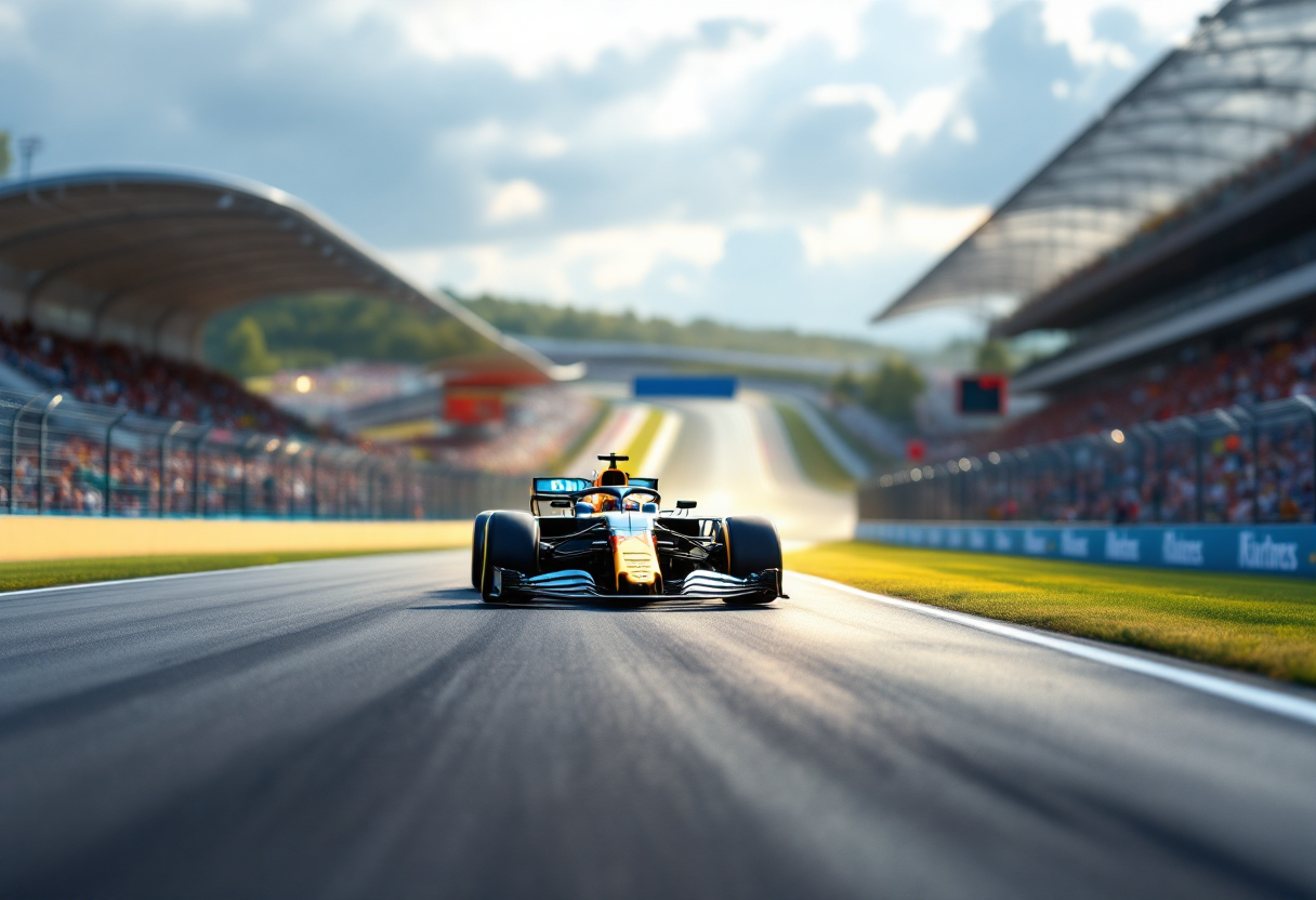 Piloti in azione al Gran Premio di Cina 2025 di F1