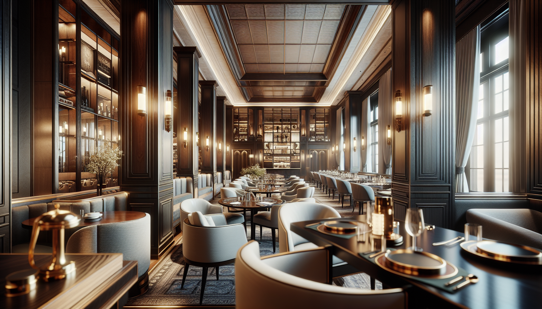 Interno di Kettner's Townhouse a Soho, Londra