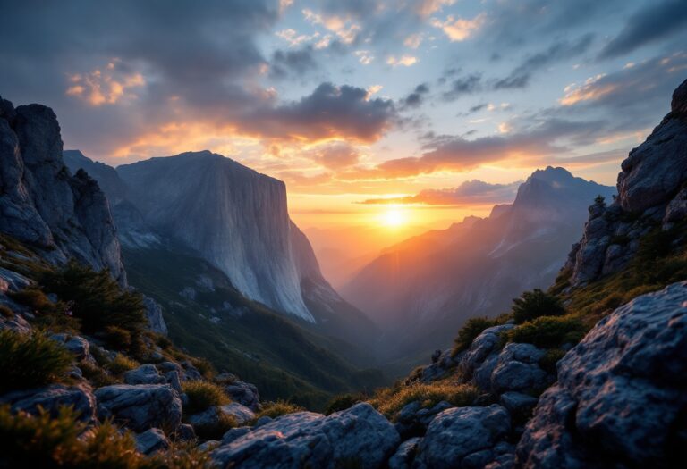 Immagine di un paesaggio catturato da un maestro fotografo