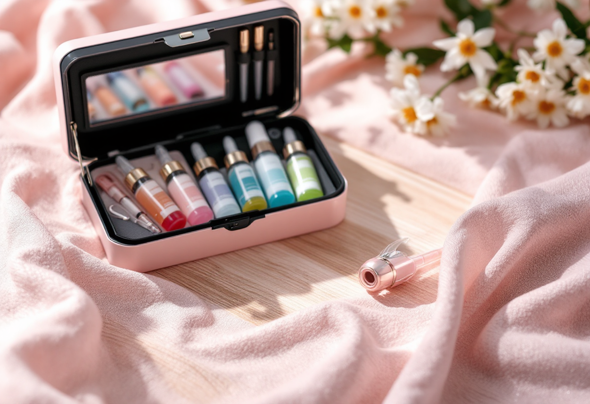 Trattamento di micro-needling per la skincare