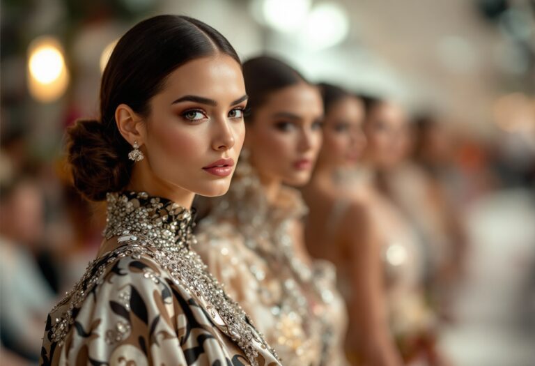 Rapper che indossano abbigliamento alla moda e accessori