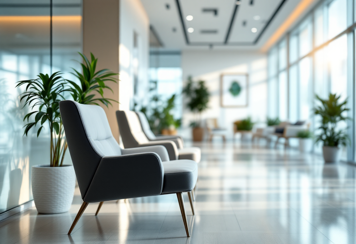 Uomo che si sottopone a un check-up medico per la salute