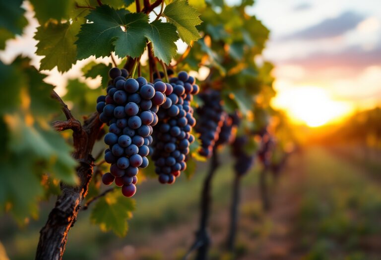 Bottiglia di Tannat uruguaiano con calice di vino