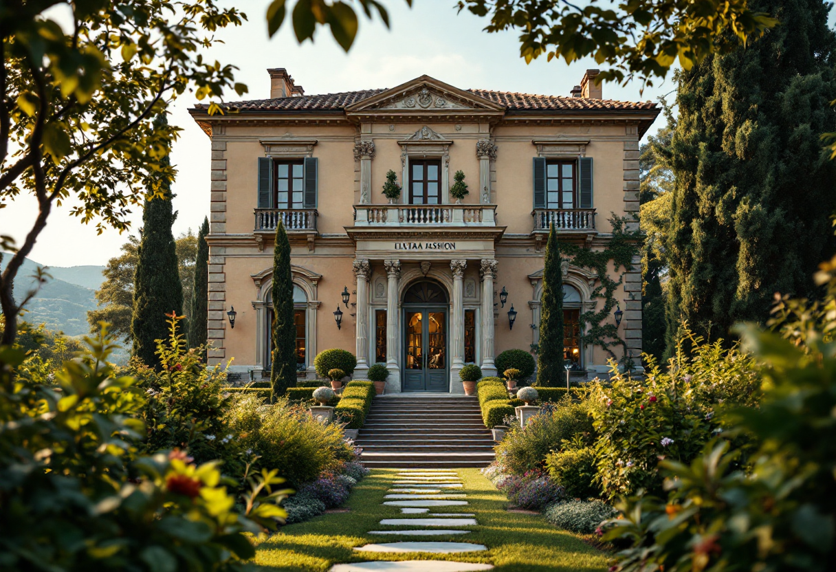 Sfilata di moda femminile a Milano con abiti eleganti