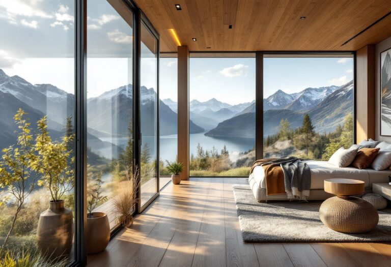 Interno elegante del Naturhotel Leitlhof con elementi sostenibili