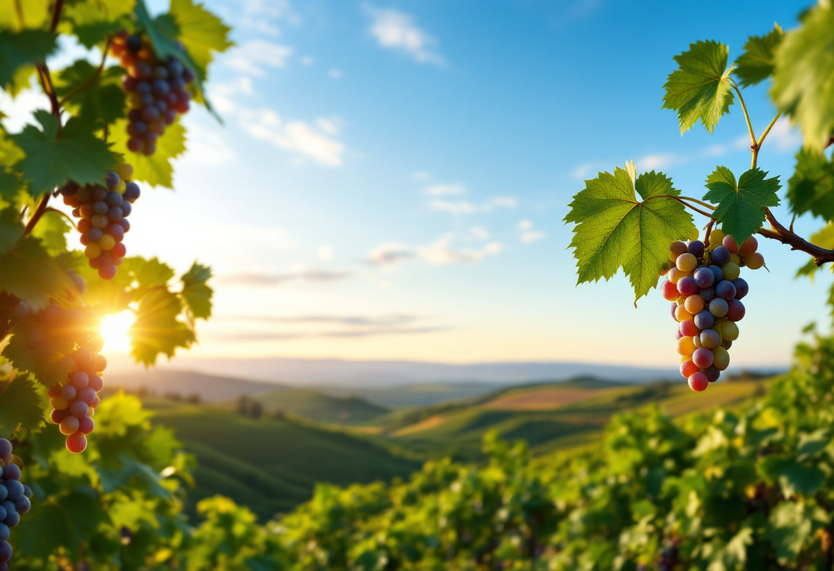 Un bicchiere di vino accanto a un'opera d'arte