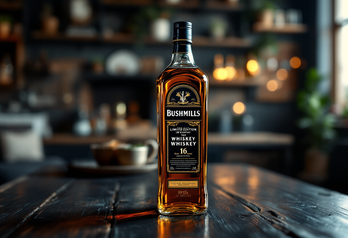 Whisky Bushmills 46 anni in bottiglia elegante