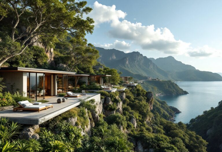 Vista panoramica del resort Constance Moofushi nelle Maldive