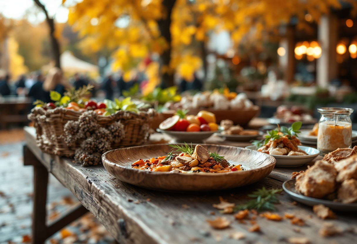 Piatto gourmet con ingredienti freschi e presentazione elegante