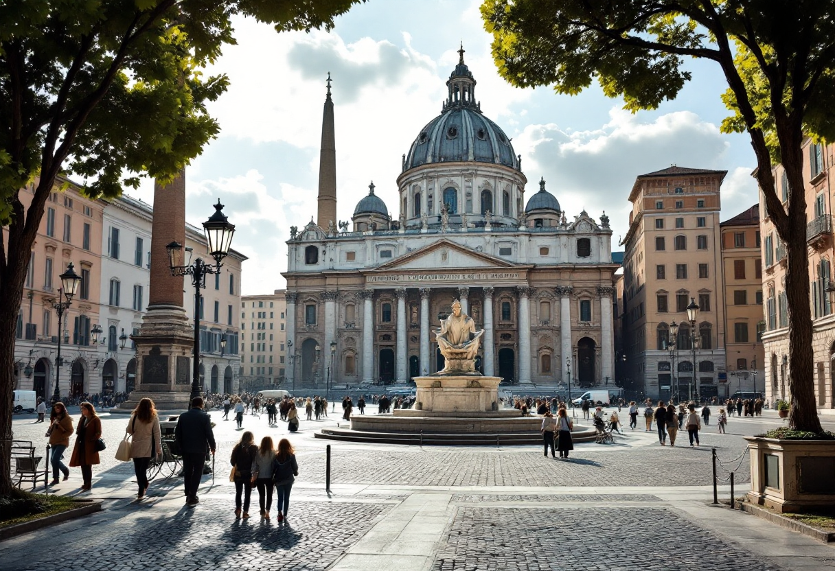 Manifestazione culturale a Roma ad aprile 2025