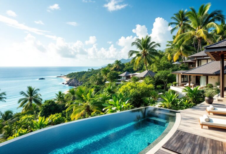 Vista panoramica del Four Seasons Resort Koh Samui