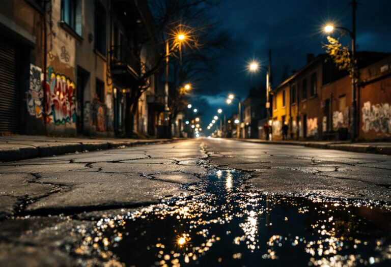 Tom Hardy in una scena d'azione del film Havoc