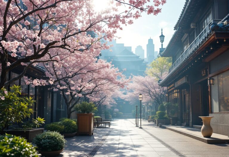 Immagine evocativa del Giappone in Forbidden Colours