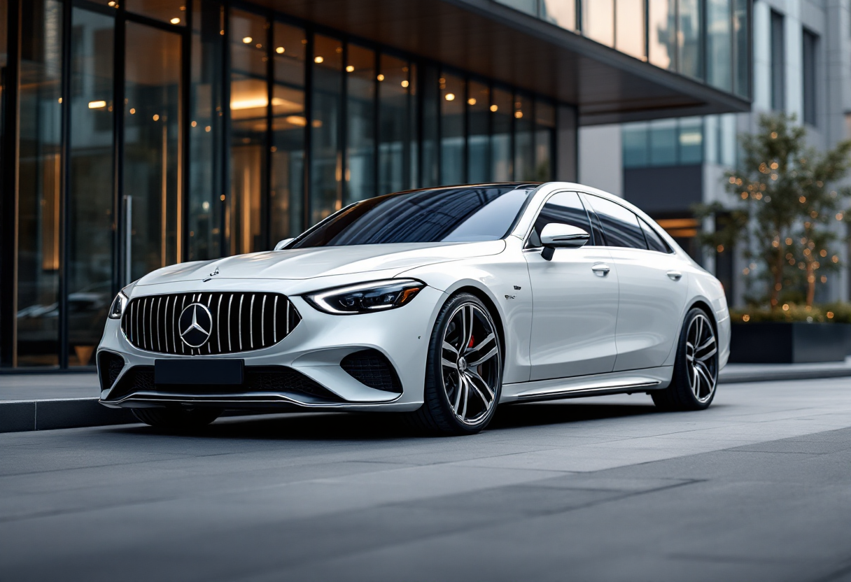 Mercedes-Benz Classe S 2025 in un ambiente elegante