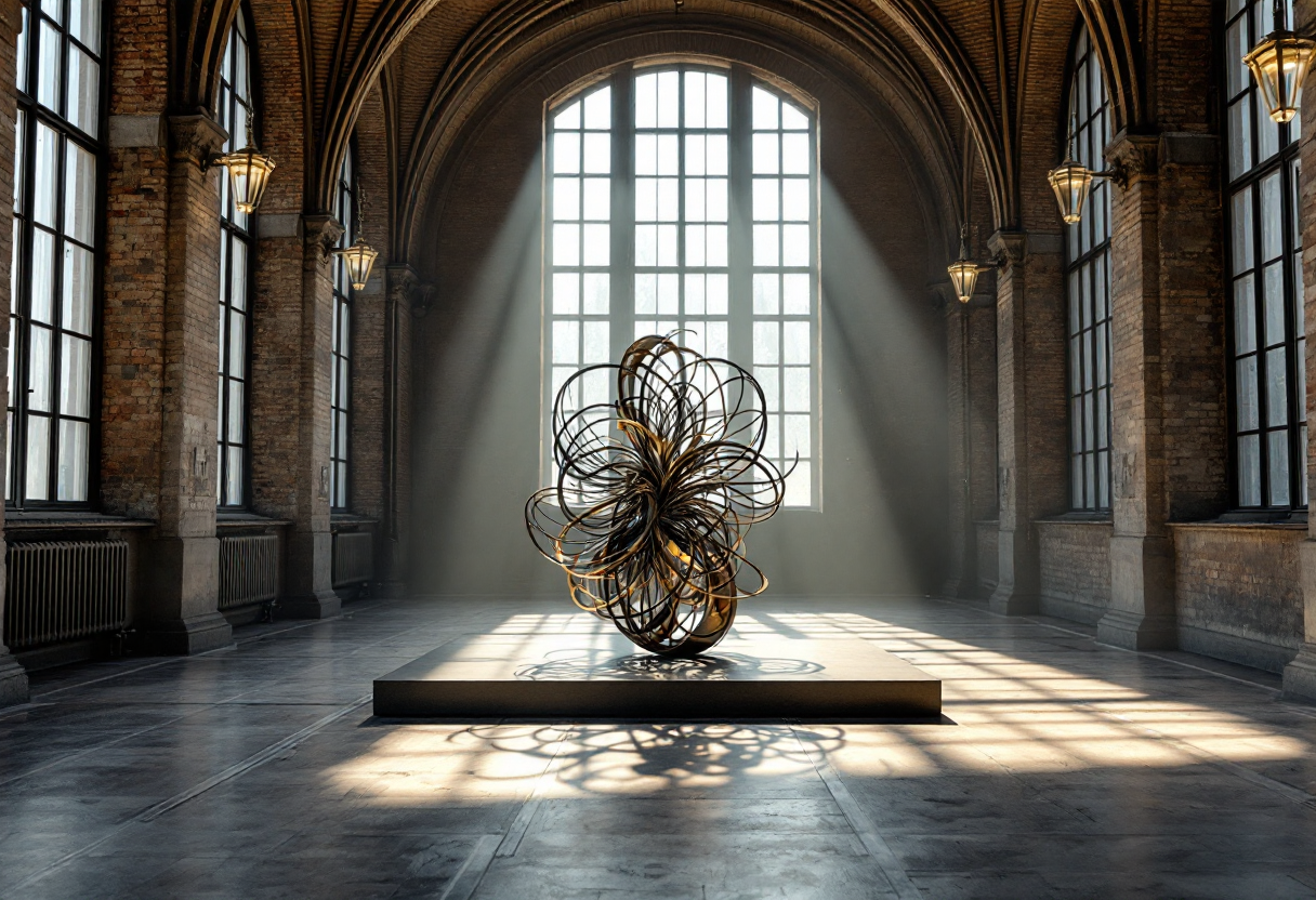 Nico Vascellari durante una performance artistica immersa nella natura