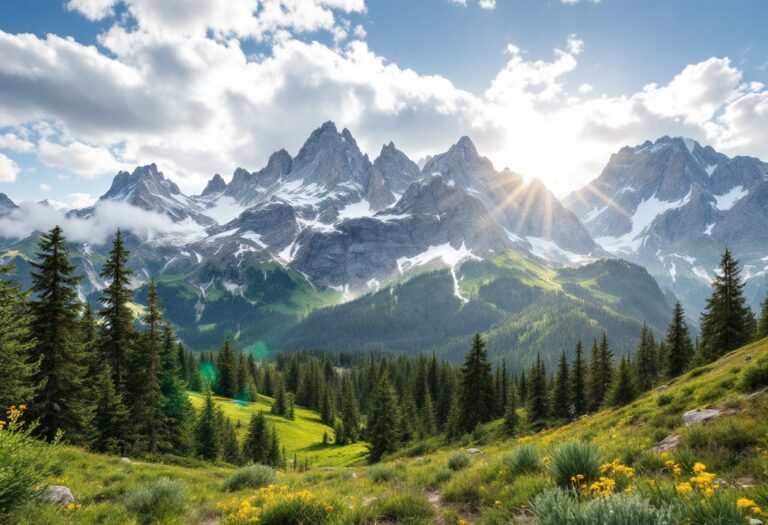 Panorama mozzafiato del Tirolo Orientale in Austria