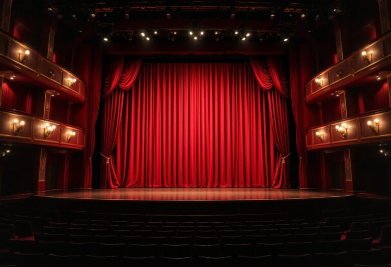 Immagine del musical Pinocchio con attori in costume