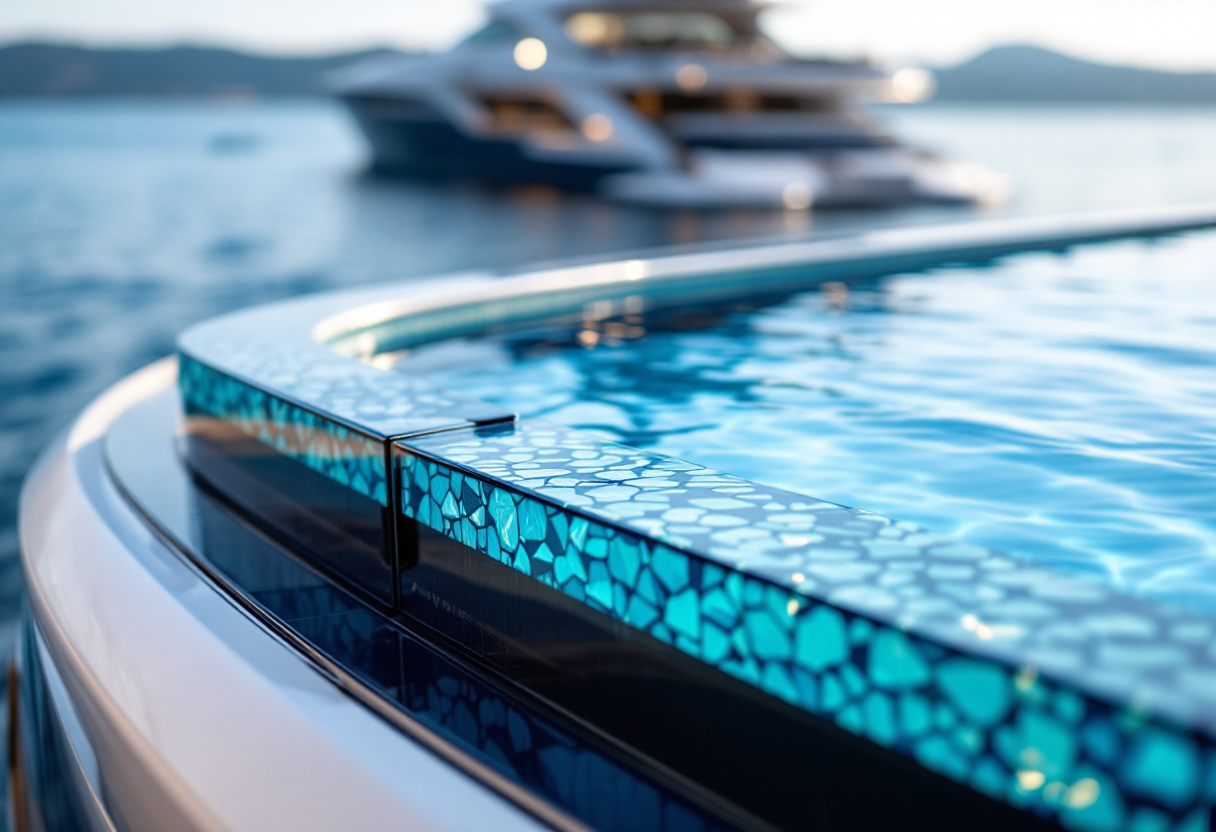 Superyacht Benetti Oasis Contigo in navigazione