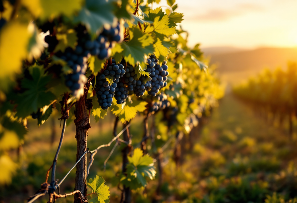 Bottiglie di vino Metodo Classico nella pianura emiliana