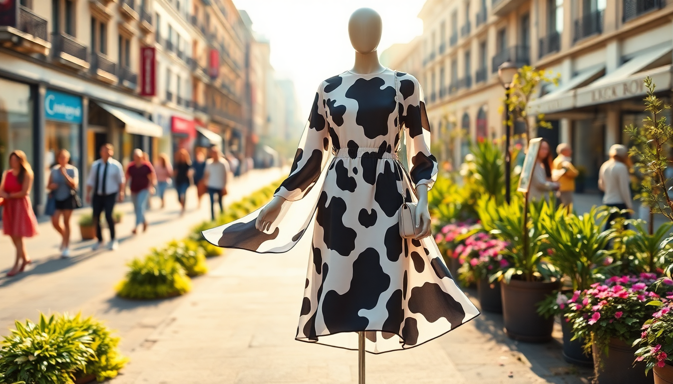 la mania della stampa mucca tendenze moda per la primavera 1745899154