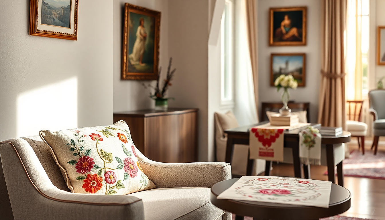 il fascino del ricamo nei tessuti darredo 1746778292