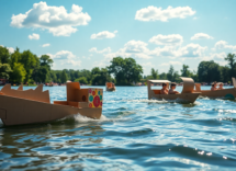 la regata di barche di cartone un evento estivo che celebra creativita e lusso 1750069146