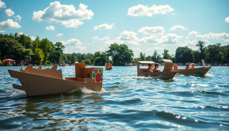 la regata di barche di cartone un evento estivo che celebra creativita e lusso 1750069146