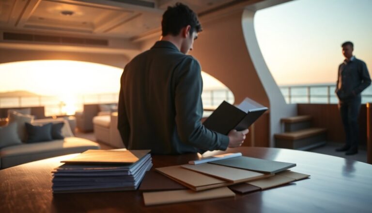 Design d'interni per yacht di lusso: tendenze e opportunità professionali