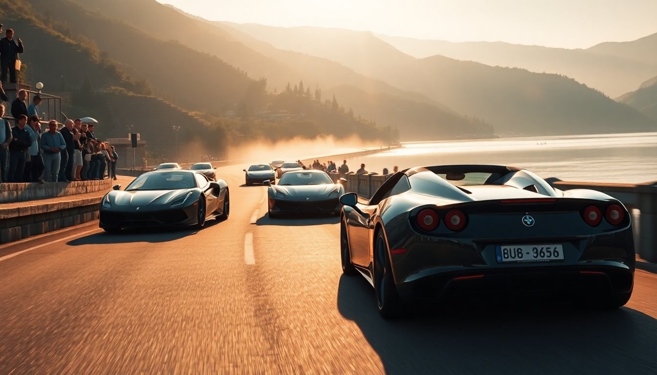 Raduno esclusivo di supercar tra Lago Maggiore e Lago d’Orta