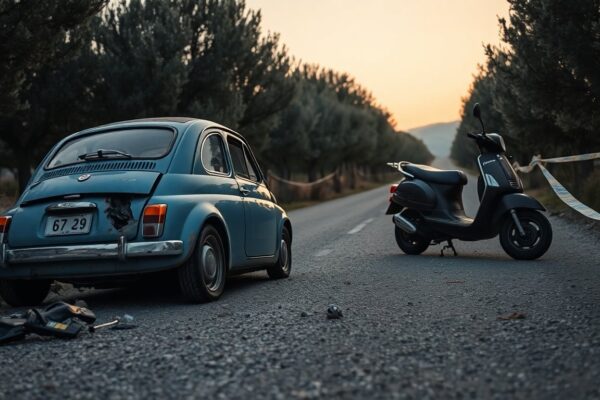 Ceriale: il passeggero della Fiat 500 parte per l'estero dopo l'incidente mortale