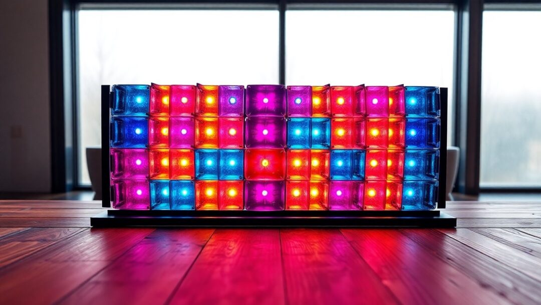 Tendenze illuminazione 2026: materiali artigianali, sistemi modulari e colori audaci