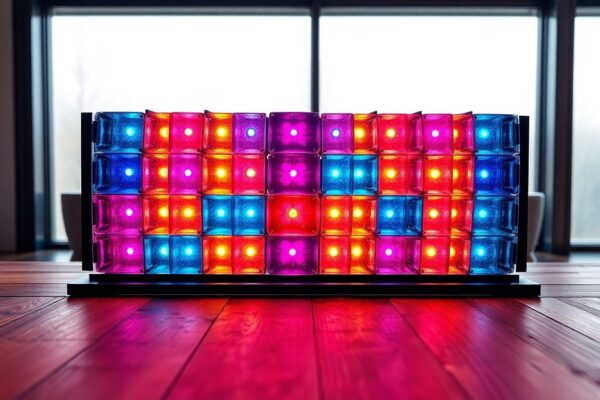 Tendenze illuminazione 2026: materiali artigianali, sistemi modulari e colori audaci