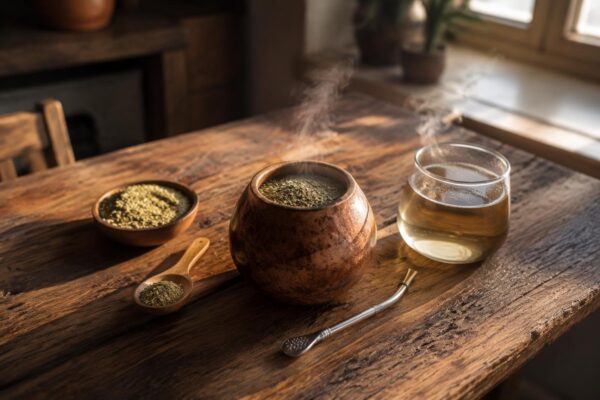 Rituale del mate di lusso con accessori artigianali e pairing