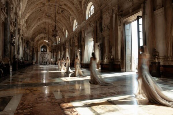 Collezione S/S 2027 di Ermanno Scervino e il look di Giorgia Meloni alla Fashion Week